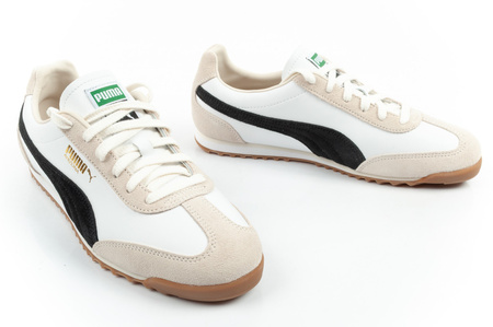 Puma Arizona Retro Beige Leder Unisex Damen Sportschuhe