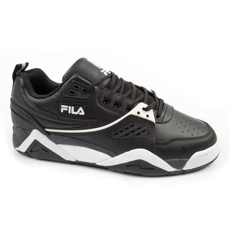 Fila Herren-Sportschuhe Casim schwarze Sneaker aus Leder bequem