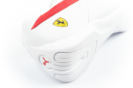Puma Herren-Sportschuhe Ferrari Future Cat, weiß, Naturleder, modisch