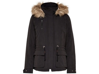 Damen Winterparka Only [15136160 BLACK] mit Fell, schwarz.