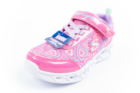 Skechers S Lights-Heart – Bequeme LED-Sportschuhe für Mädchen