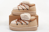 D.Franklin Damen-Winterschuhe [DFSH370011-BEIG], Beige.