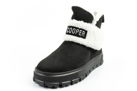 Lee Cooper Damen-Winterstiefel, modisches Schaffell, isoliertes Leder