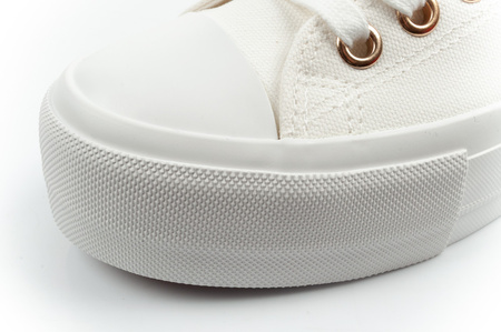 Lee Cooper Damen-Sneaker Plateau Weiß – Bequem