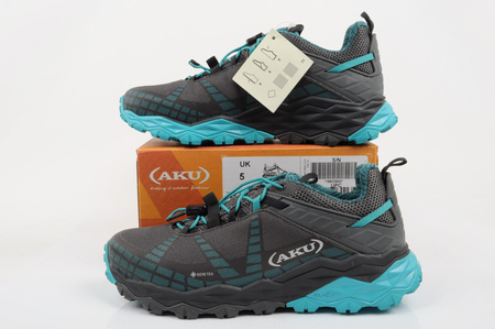 Aku Flyrock Gore-Tex Wanderschuhe für Damen, Strapazierfähig Grau-Blau
