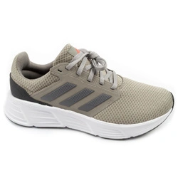Adidas Galaxy 6 Laufschuhe für Herren, bequem und leicht, in Grün und Grau.