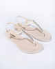 Ipanema Sandal Class Damen-Flip-Flops in Beige mit Strasssteinen