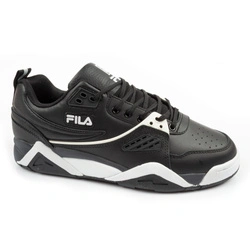 Fila Herren-Sportschuhe Casim schwarze Sneaker aus Leder bequem