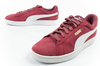 Puma Smash 3.0 Herren-Sneaker, Leder, Burgunderrot
