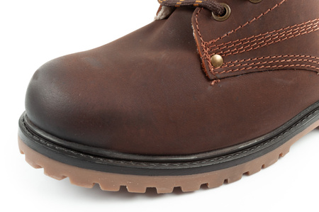 Wrangler Arch Herren Chelsea Boots, elegante Lederstiefelette, Dunkelbraun