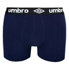 Umbro Herren-Boxershorts [UMUM0197 031] 2er-Pack, Marineblau.