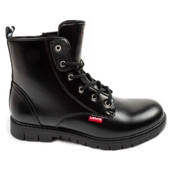 Levi's Mädchen-Ankle-Boots Pasadena SE, Schwarz, mit Reißverschluss
