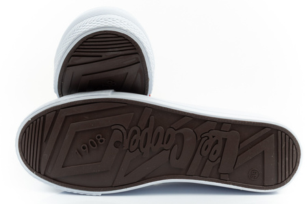 Lee Cooper Damen-Sneaker, modisches Weiß, bequem