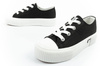 Lee Damen-Sneaker Isla, Schwarze Plateausohle, Komfortabel