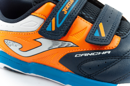 Joma Cancha JR 2633 Hallenfußballschuhe für Kinder mit Klettverschluss