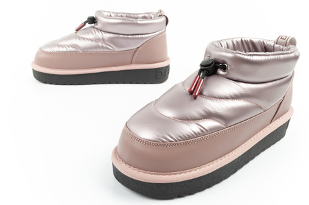 D. Franklin Damen Winterstiefel, modische, isolierte Stiefeletten, Roségold