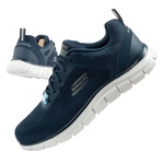 Skechers Track-Broader Schuhe Sneakers Sport Herren leicht bequem marineblau