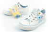 Leomil Kinder-Sportschuhe: Stitch Sneaker, bequem, leicht, weiß