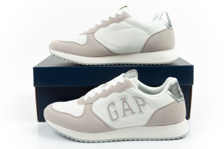 Gap Damen-Sneaker „Nashville Arch Logo“, modisch, bequem, Weiß, Beige