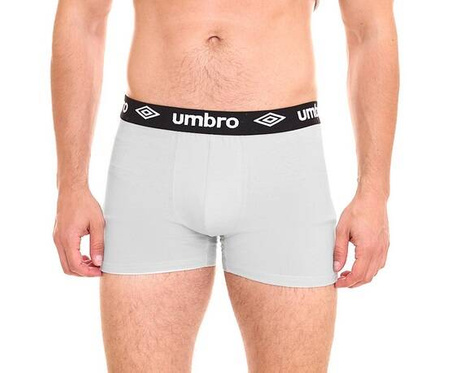 Umbro Herren-Boxershorts [UMUM0197 GRQ] 2 PACK, grau.