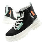 Palladium Pallashock Backzip 2 Damen-Stiefeletten in Schwarz