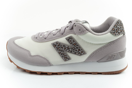 New Balance 515 Damen-Sneaker, modisch, atmungsaktiv, Grau-Leopard