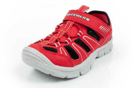 Skechers Relix Kindersandalen [406520L/RDBK], rot.
