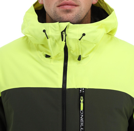 O'Neill Herren Wintersportjacke Carbonite Snowboard Ski 10K Grün Schwarz