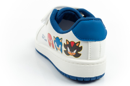 Leomil Kinder-Sneaker „Sonic“ mit Klettverschluss in Weiß