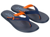 Rider Herren-Flip-Flops R1 Prime – Bequeme Hausschuhe in Marineblau und Orange