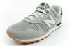 New Balance 373 Herren-Sneaker, Modisches graues Leder, Graugrün