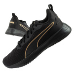 Puma Flyer Flex Sport-Schuhe Sneakers Damen leicht bequem schwarz
