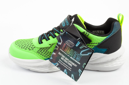 Skechers Meteor-Lights LED-Kindersneaker für Jungen mit Klettverschluss