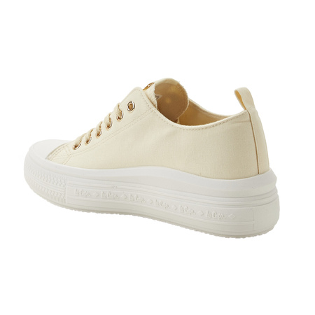 Lee Cooper Damen-Plateau-Sneaker in Beige