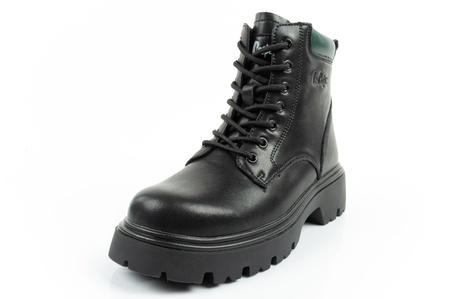 Lee Cooper Stiefel, Damenstiefeletten, isolierte Lederstiefel mit Schnürung