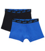 Puma Herren-Boxershorts, 2er-Pack, Blau/Schwarz, bequeme Baumwolle