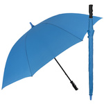 Perletti XXL 132 cm langer, blauer, winddichter Golfschirm mit manueller Öffnung