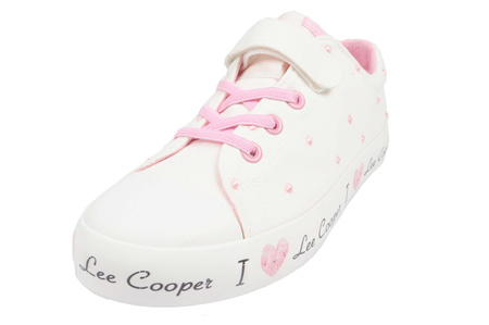 Lee Cooper Kinder-Sneaker [LCW-24-02-2159K], weiß.