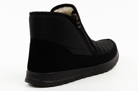 Progress Damen-Winterstiefel, Schwarz, Isoliertes Lammfell