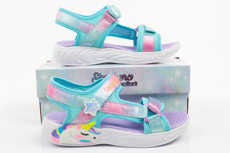 Skechers Unicorn Dreams LED-Sandalen für Mädchen