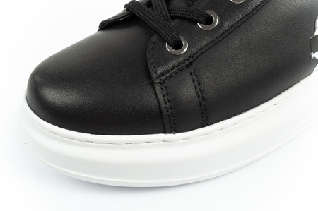Karl Lagerfeld Kapri Schuhe Sneakers Damen Sport Leder schwarz [KL62524T 000]
