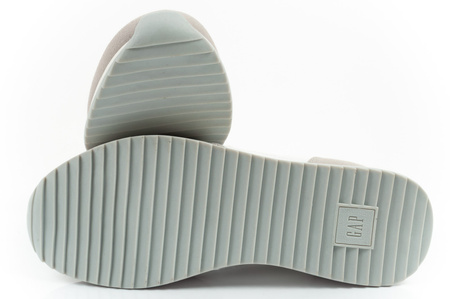 Gap Damen-Sneaker „Nashville Arch Logo“, modisch, bequem, Weiß, Beige