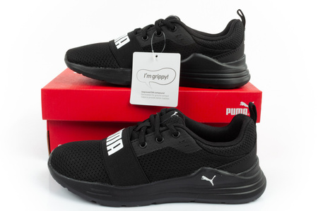 Puma Wired Run [374216 01] Kinder Sportschuhe, schwarz.