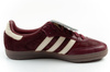 Adidas Samba Damen-Sportschuhe, Modische Leder-Sneaker, Burgunderrot