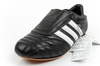 Adidas Damen-Taekwondo-Sneaker, Schwarz, Leder, Slip-On