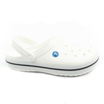 Crocs Herren-Clog-Sandalen mit Krokodilband, modisch und bequem, Weiß