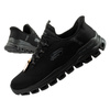 Skechers Herren-Sneaker Glide-Step, bequeme und leichte schwarze Slipper