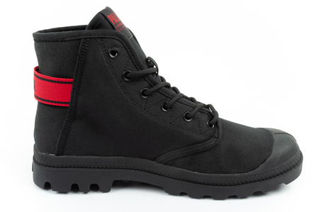 Palladium Herren-Sneaker Pampa Hi Dare II, Schwarz/Rot