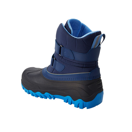 Lee Cooper Winterstiefel für Kinder – gefütterte Schneestiefel in Marineblau mit Klettverschluss