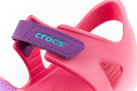 Crocs Swiftwater Kindersandalen [204988-600] rosa.